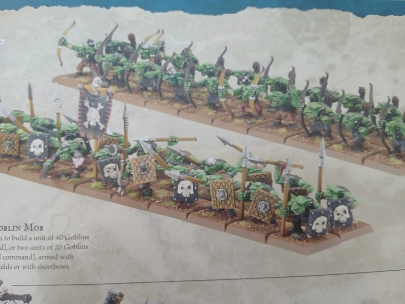 20 Gobelins – Archers ou Lanciers – Warhammer The Old World – Sur grappes