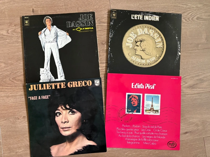 4 lp’s Francais