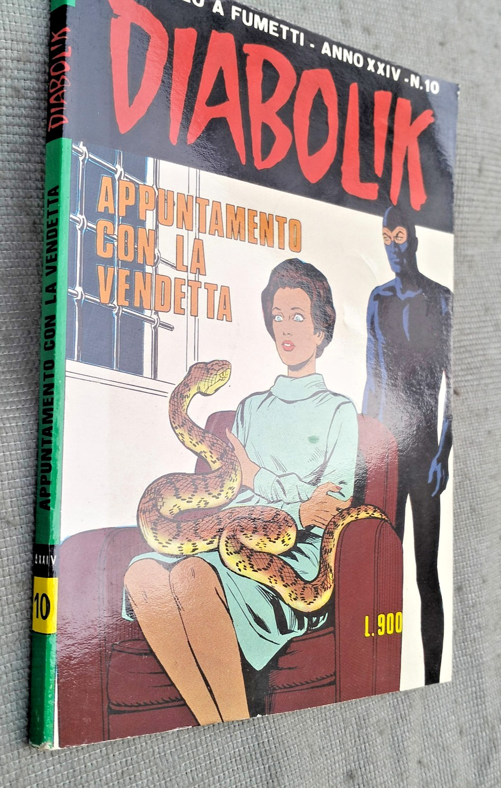 DIABOLIK ORIGINALE-ANNO 24-XXIV  # 10-APPUNTAMENTO CON LA VENDETTA-1985- EDICOLA