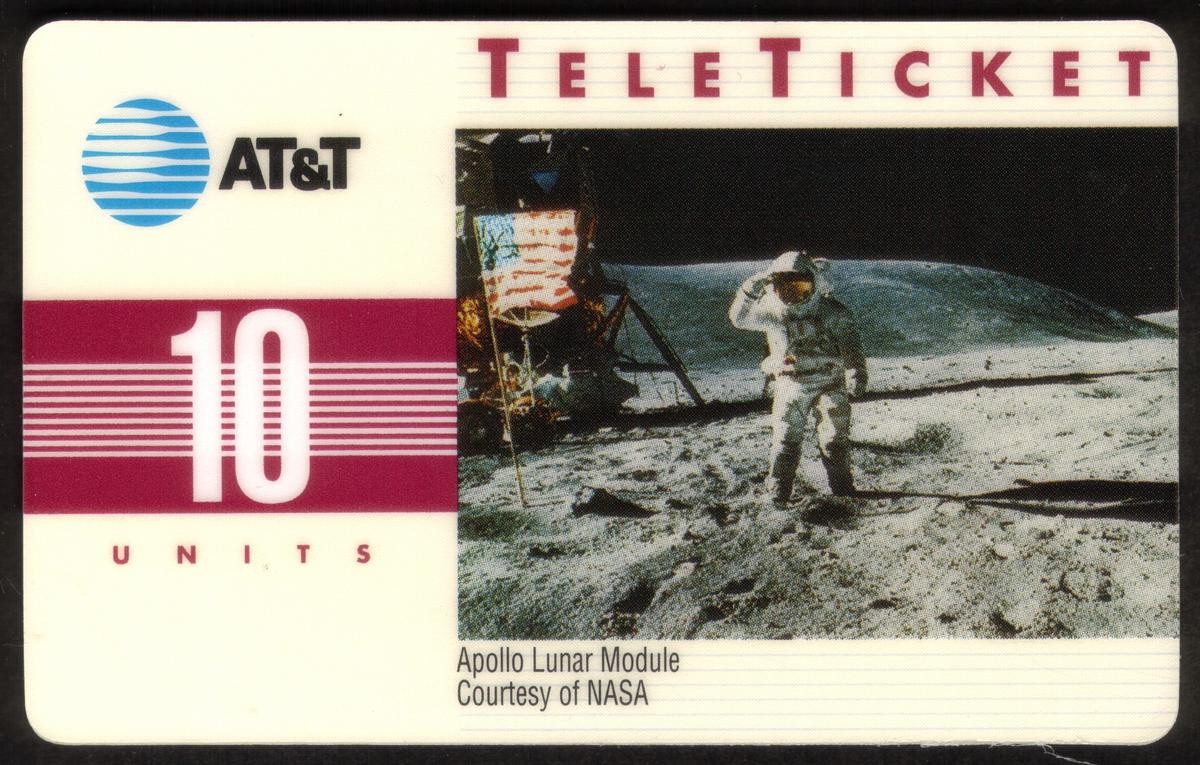 10u Apollo Lunar Modulo & Uomo Sul (Gruppo 3) Tedesco Sigillato! Telefono Card