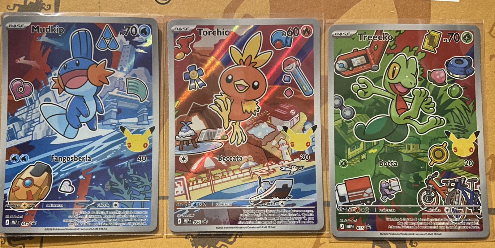 Pokemon Primi Compagni d'Avventura Serie 3 Trio HOENN - 30° Anniversario ITA