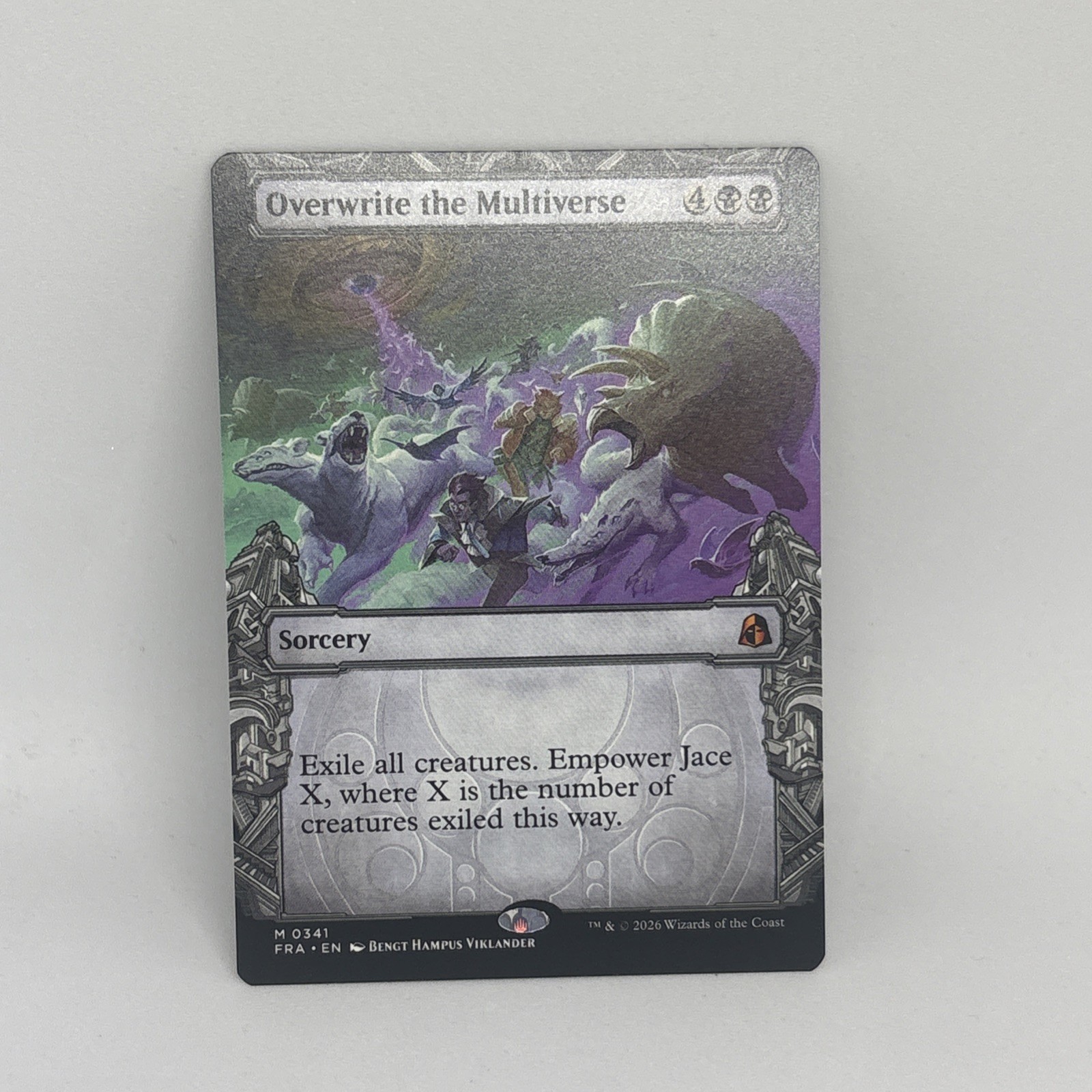 Overwrite the Multiverse (Showcase) Mythic MTG Reality Fracture