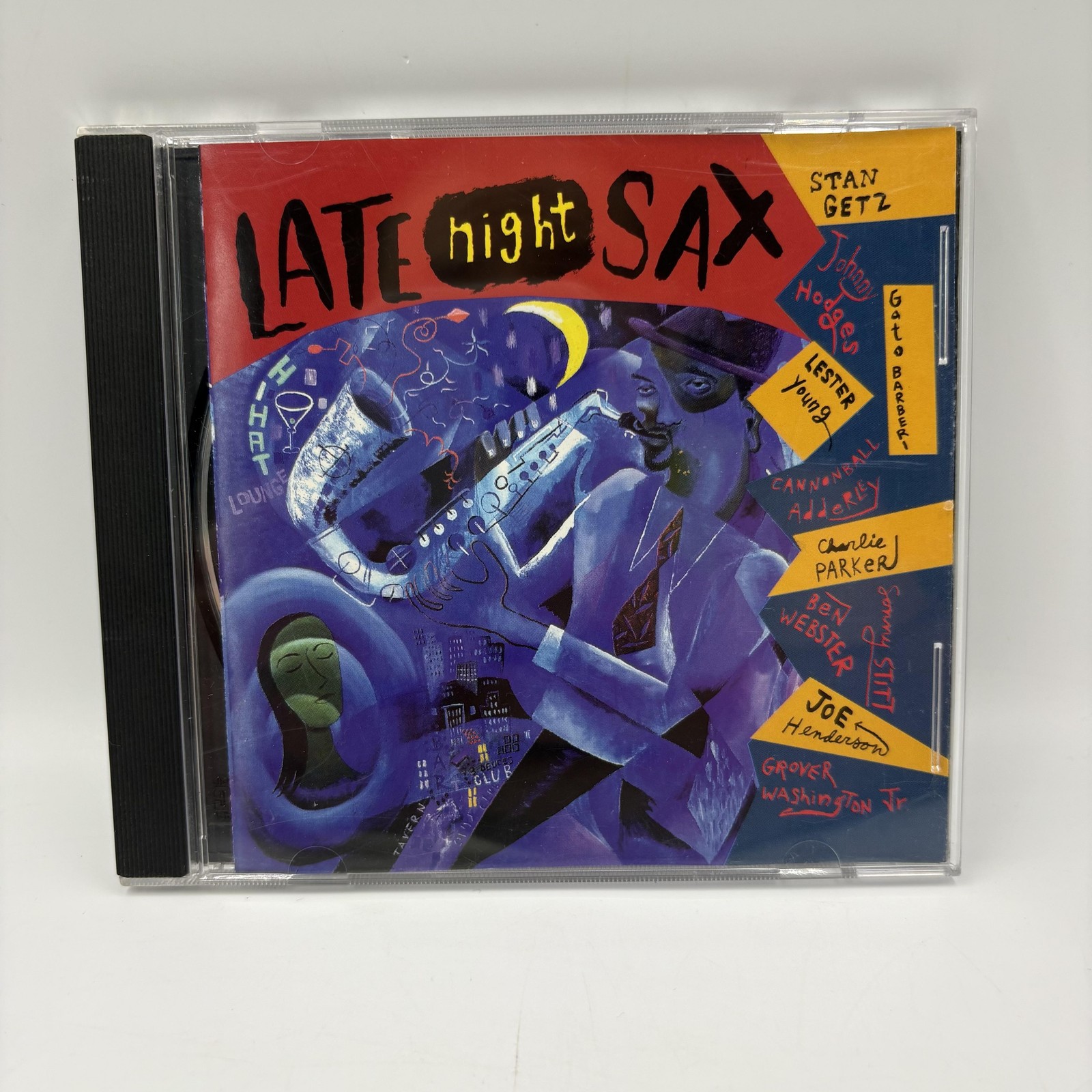VA Stan Getz Charlie Parker CD Late Night Sax 1994 Jazz Album Black Compilation