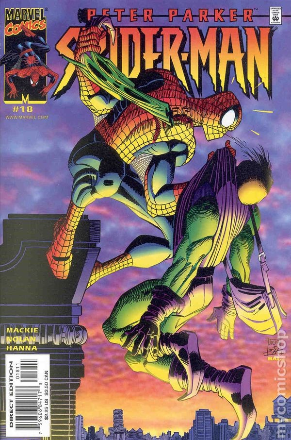 Peter Parker Spider-Man #18 VF 2000 immagine stock