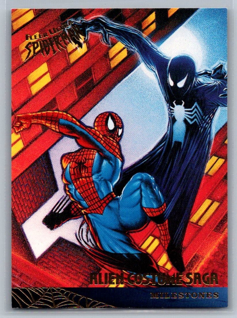 Costume alieno Fleer Ultra Spider-Man 1995 saga #87