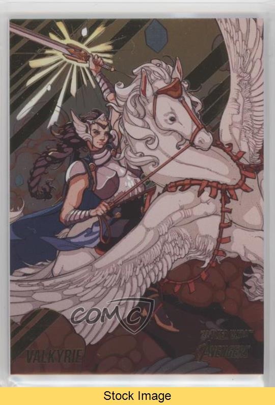 Fleer Ultra Avengers Rainbow Valkyrie 2022 #63 LEGGI 4f0