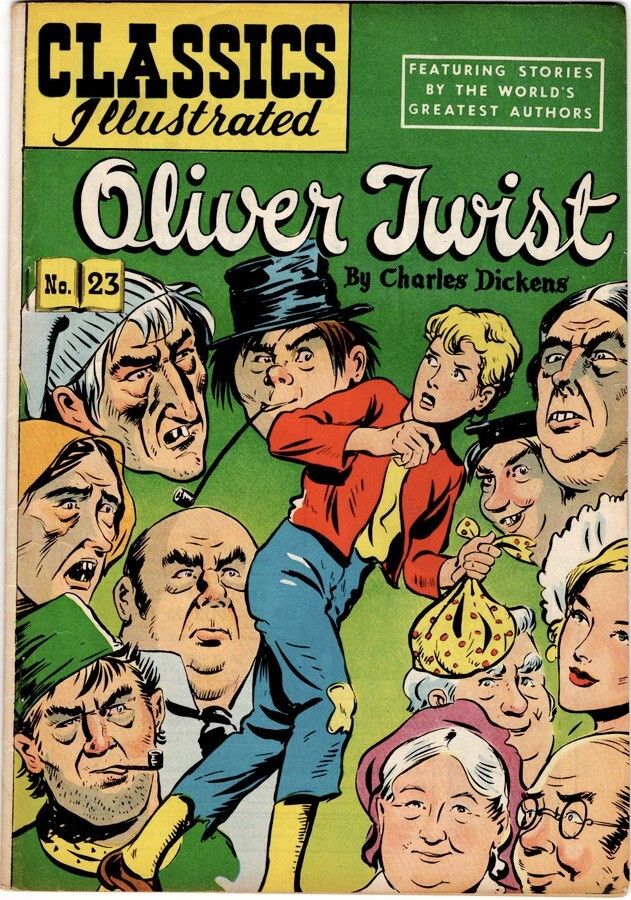 Classics Illustrated, Oliver Twist #23, HRN 60 Gilberton (1947 series) June 1949