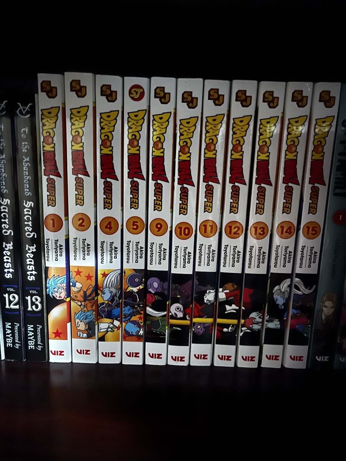 Dragon Ball Super Vol 1,2,4,5, 9-15 set manga inglese, Akira Toriyama