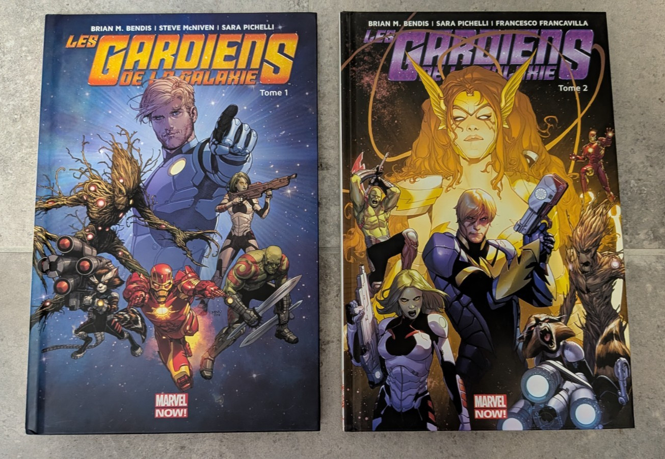 LOT LES GARDIENS DE LA GALAXIE VOL. #1 ET #2 - MARVEL NOW