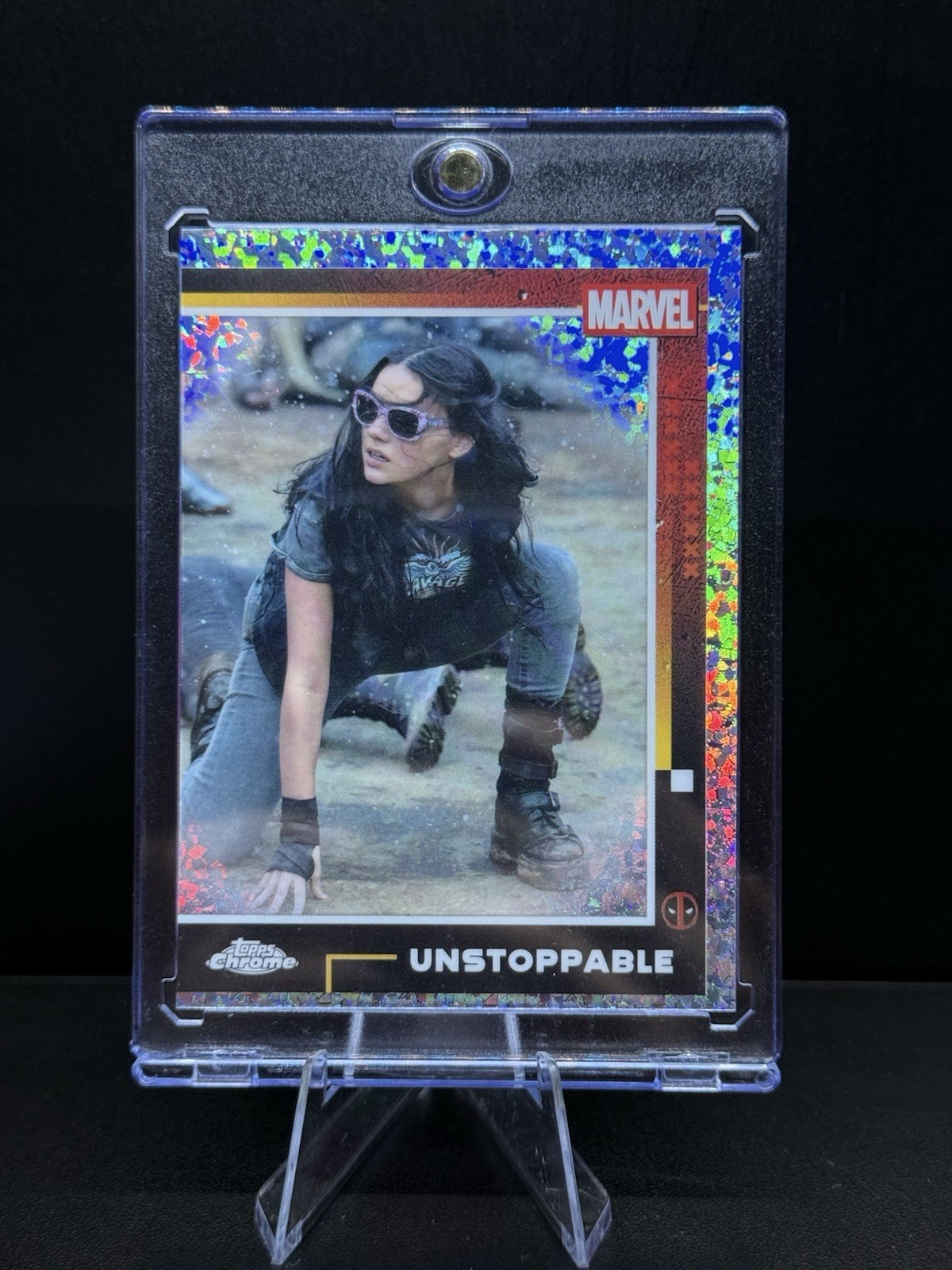 Scheda Topps Chrome Marvel Deadpool & Wolverine Unstoppable X-23 B1 2025