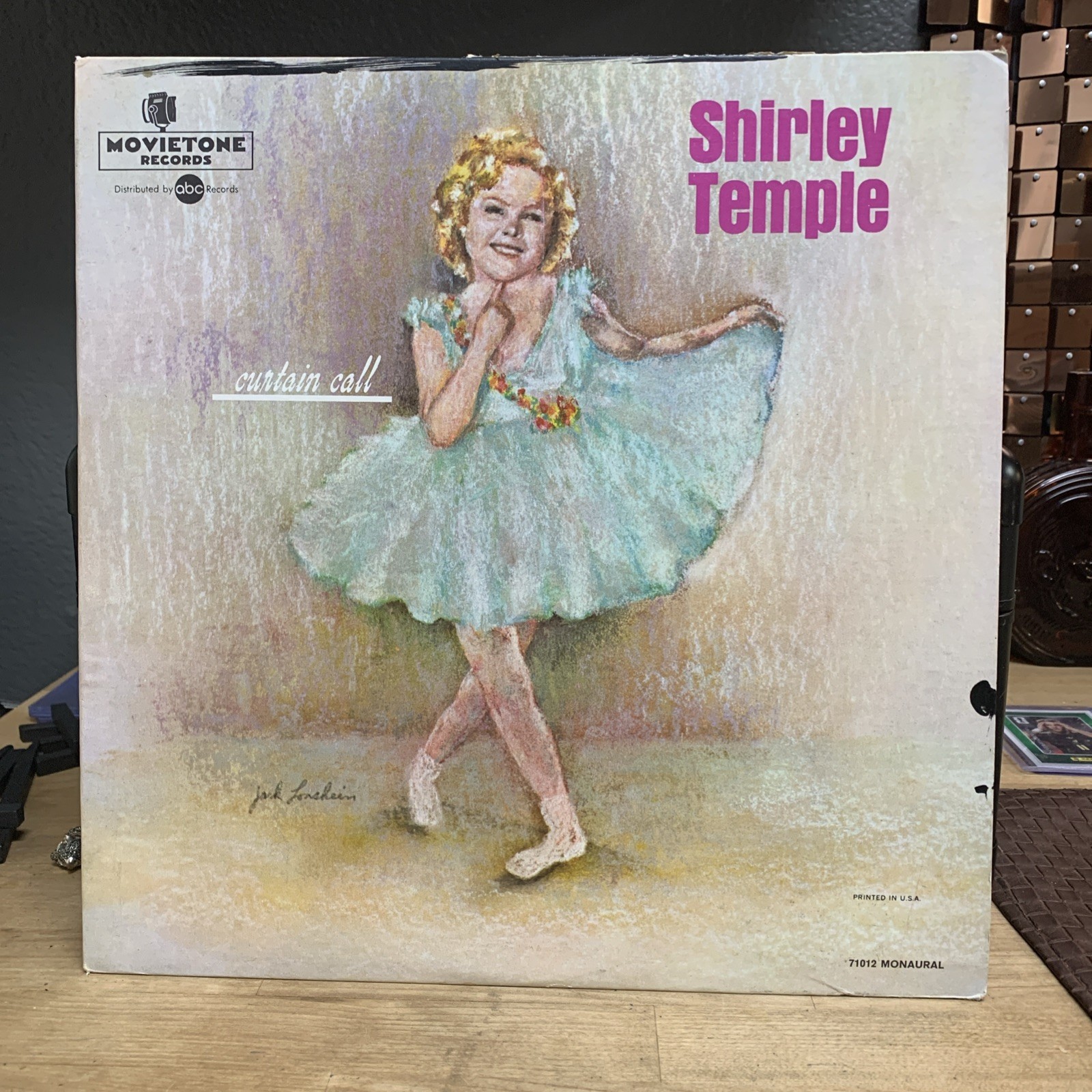Shirley Temple Curtain Call 71012 Monaural record