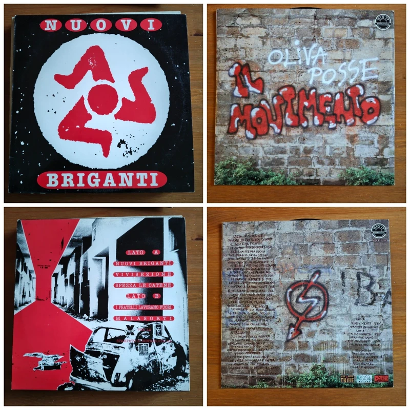 Vinili - Nuovi Briganti + Oliva Posse - Rap/Hiphop anni 90