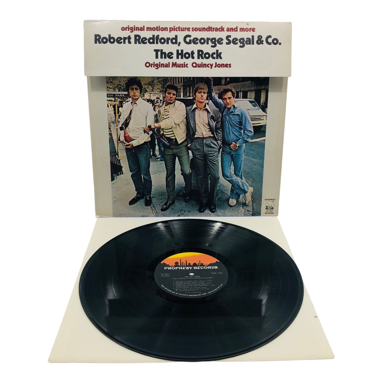 The Hot Rock Soundtrack Album LP Vinyl Robert Redford George Segal & Co 1972