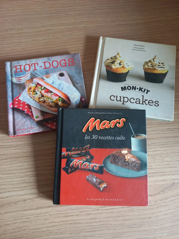 Lots de 3 petits livres de recettes