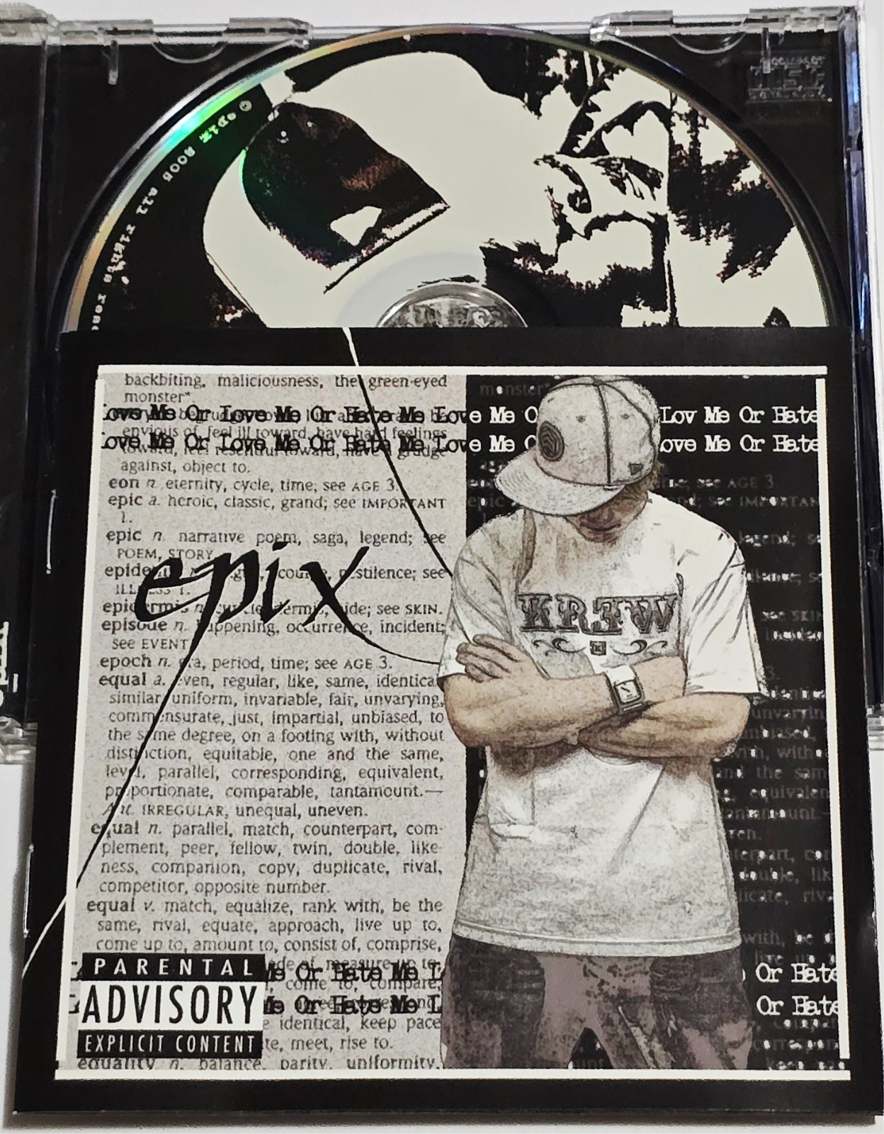 EPIX LOVE ME OR HATE ME RAP DEMO CD HIPHOP PRIVATE CANADA MC INDIE