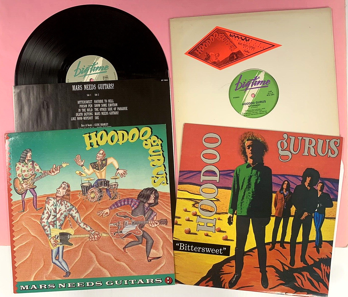HOODOO GURUS 3x LP in Vinile Colorato 12" 33 RPM Promo Import