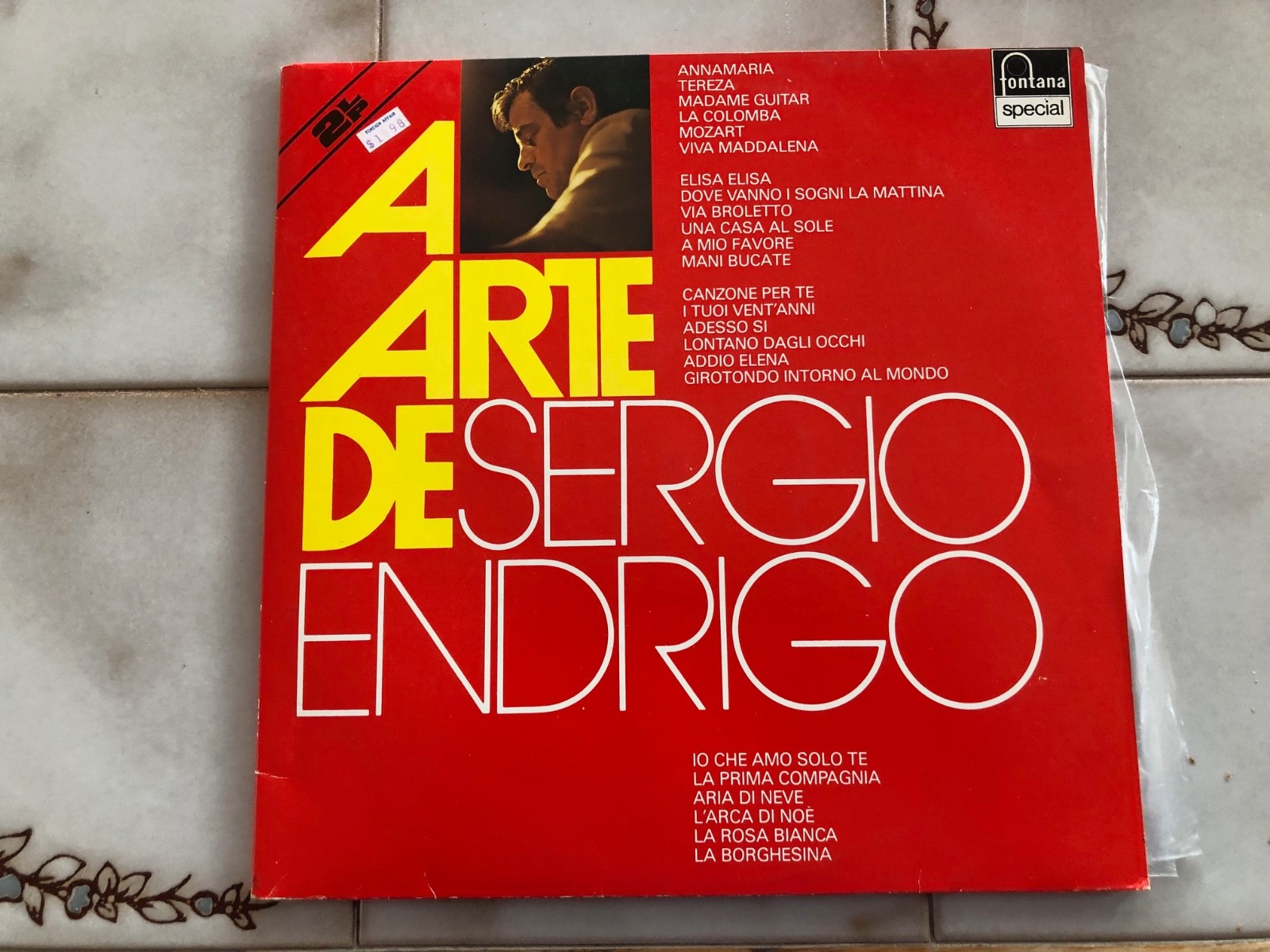A ARTE DESERGIO ENDRIGO~2 LP~SET~FONTANA~LABEL~IMPORT~BRAZIL~NM~VINYL~1980