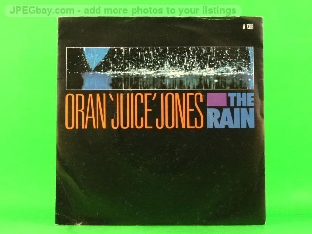 JONES,ORAN 'JUICE' RAIN (PICTURE SLEEVE) (137) 7" DEF JAM