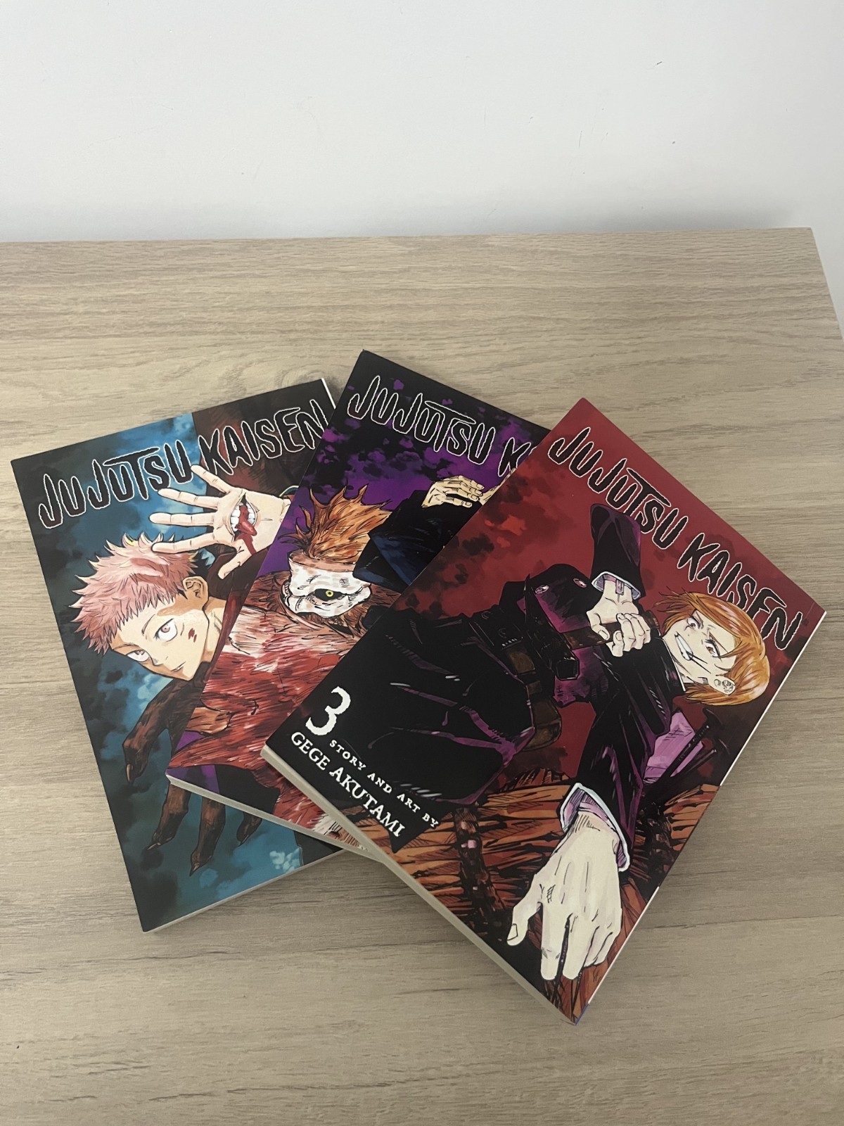 Jujutsu Kaisen volume 1-3