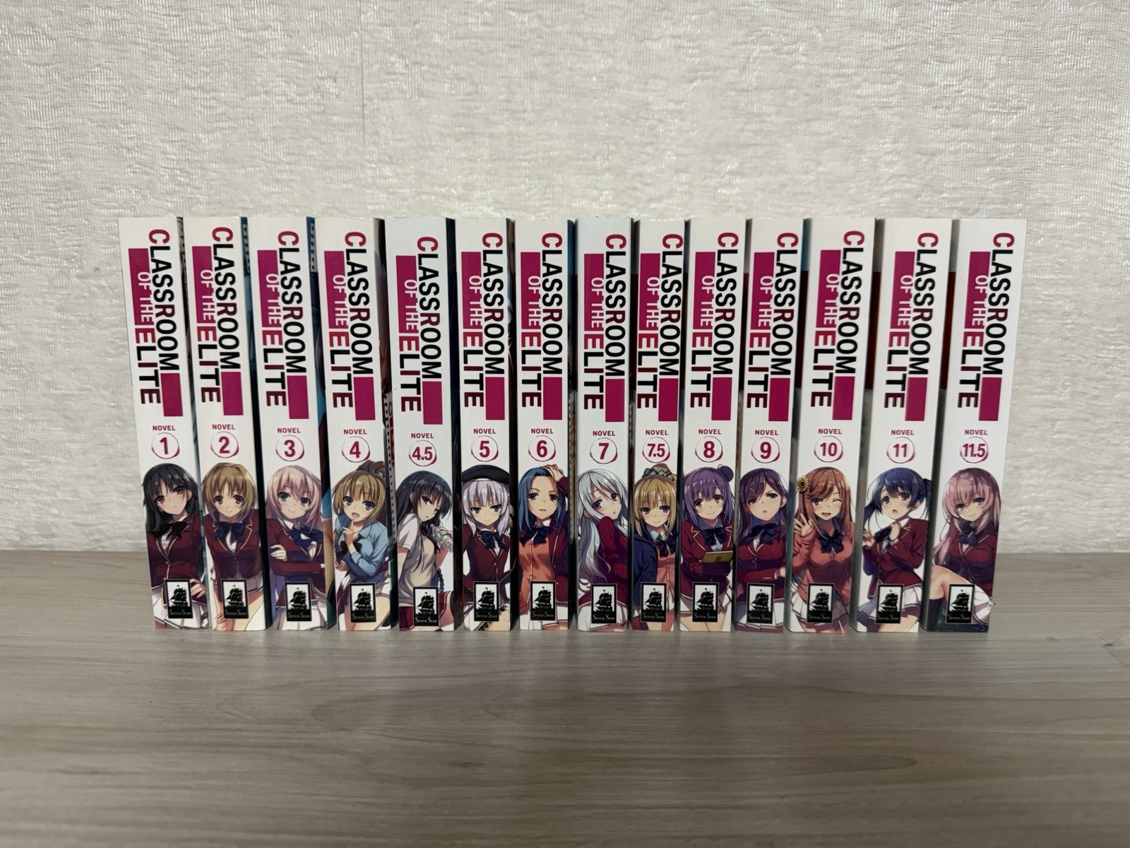 Seven Seas Entertainment Classroom of the Elite Light Novel English vol 1-11.5