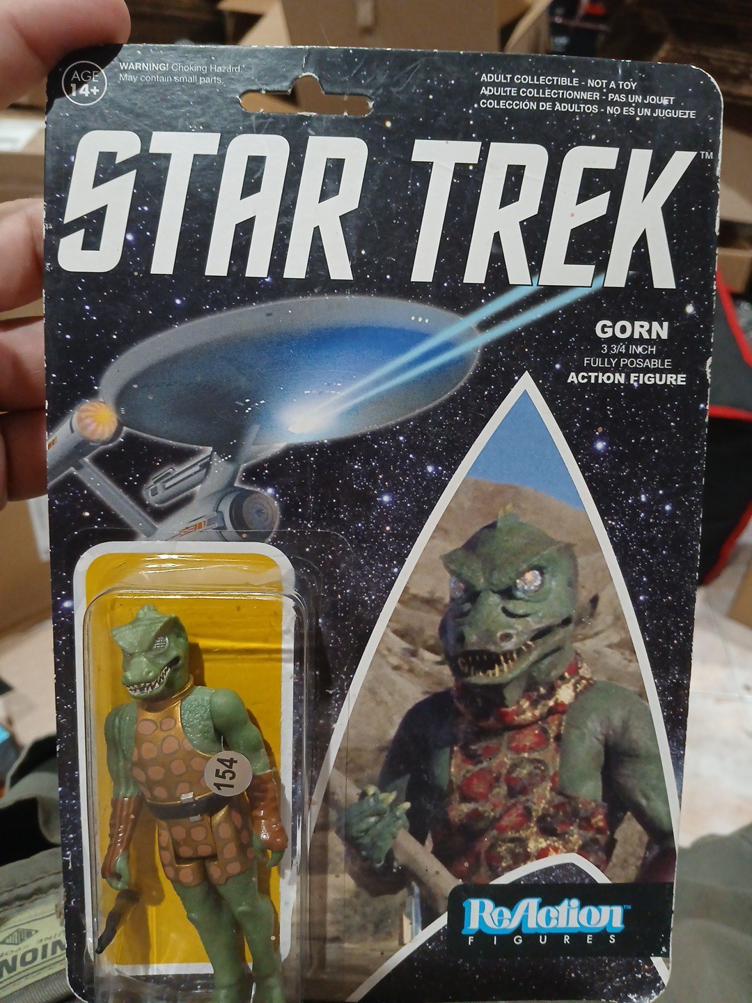 Funko Super7 Reaction Star Trek Series 2 - Modellino Gorn nuovo *VERSIONE RARA*
