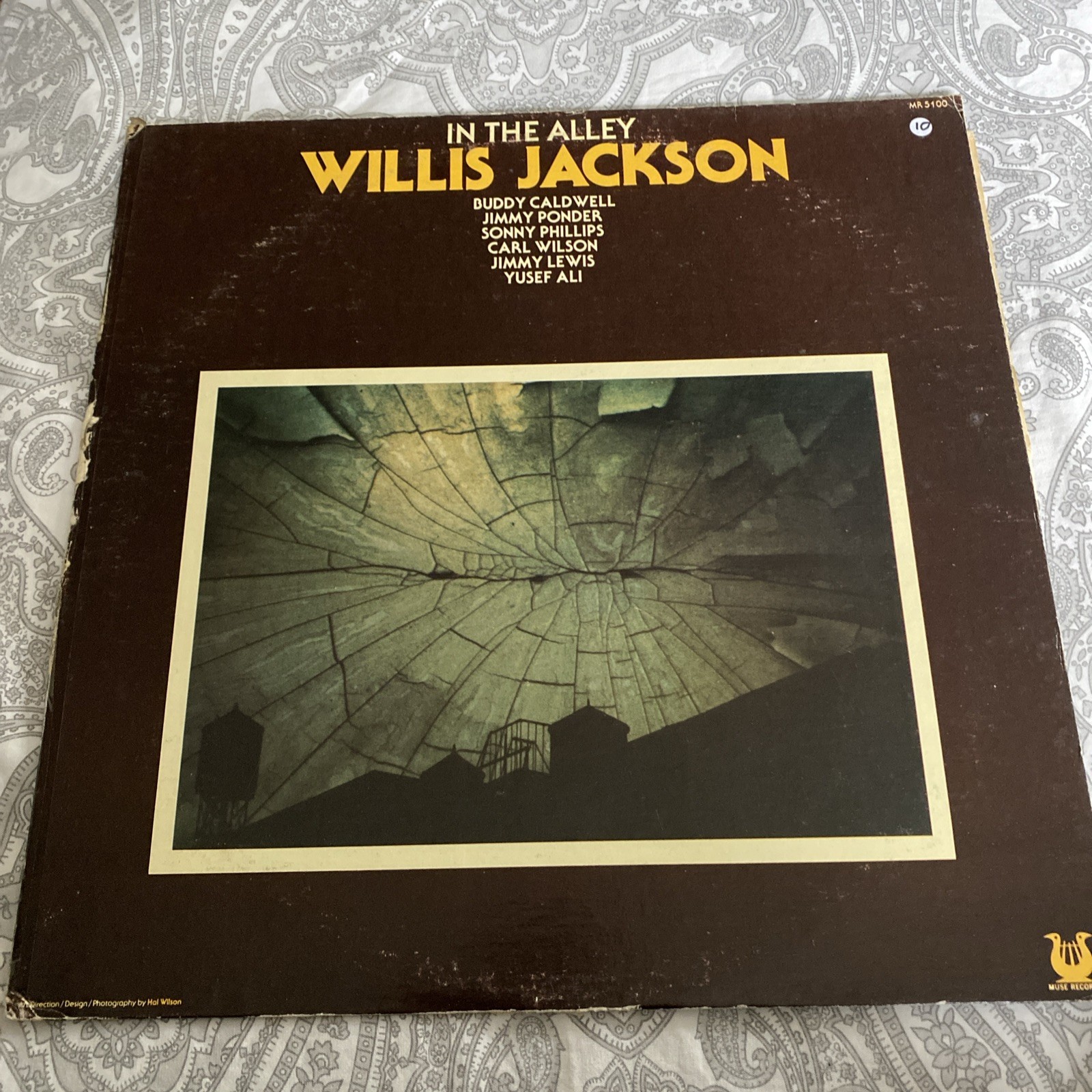 VINTAGE VINYL  WILLIS JACKSON IN THE ALLEY VERY RARE VINYL MR 5100 