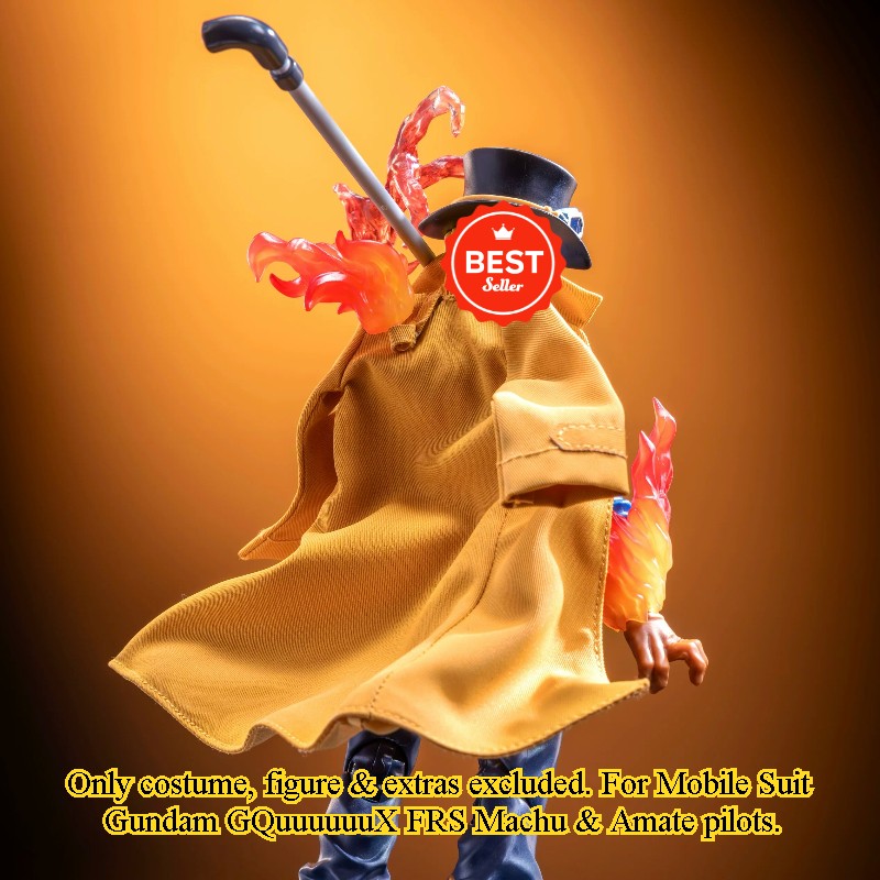 Cappotto lungo trench giallo personaggio capo rivoluzionario vestito modello parte