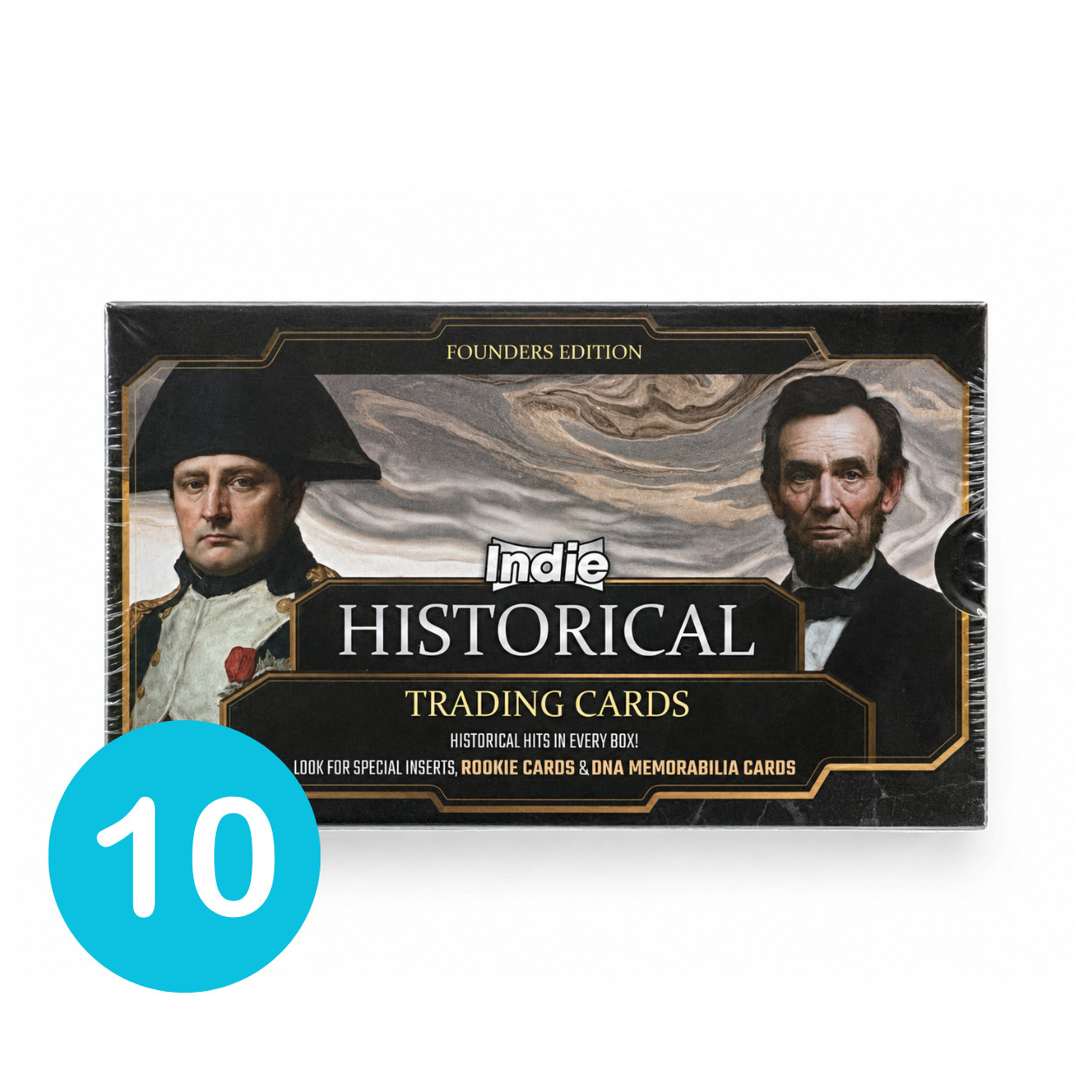 2025 CARTE COLLEZIONABILI STORICHE INDIE [EDIZIONE FONDATORI] (lotto di 10 scatole)