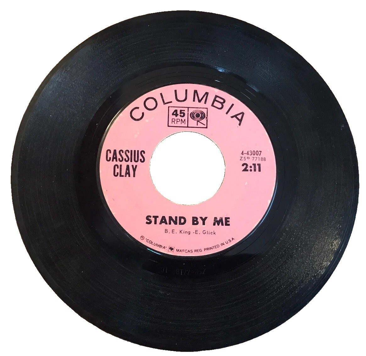 CASSIUS CLAY stand by me & i am the greatest 45 Record Mohammed Ali GREAT Vinyl
