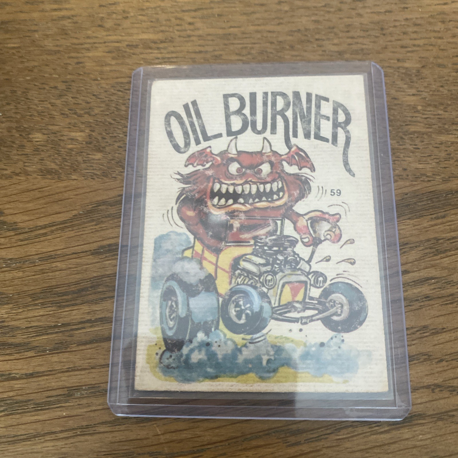 Bruciatore a olio Donruss Fantastic Odd Rods serie 2 1973 #59