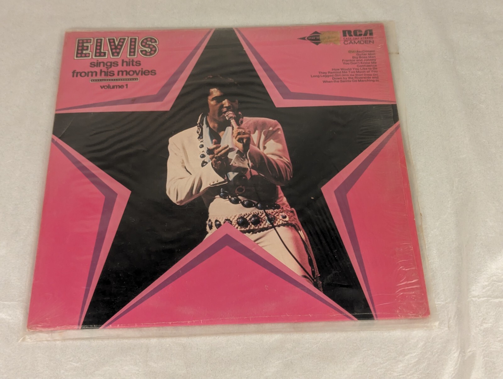 Elvis Presley Sings Hits From His Movies Volume 1 Vinyl Record 12" CASX-2567