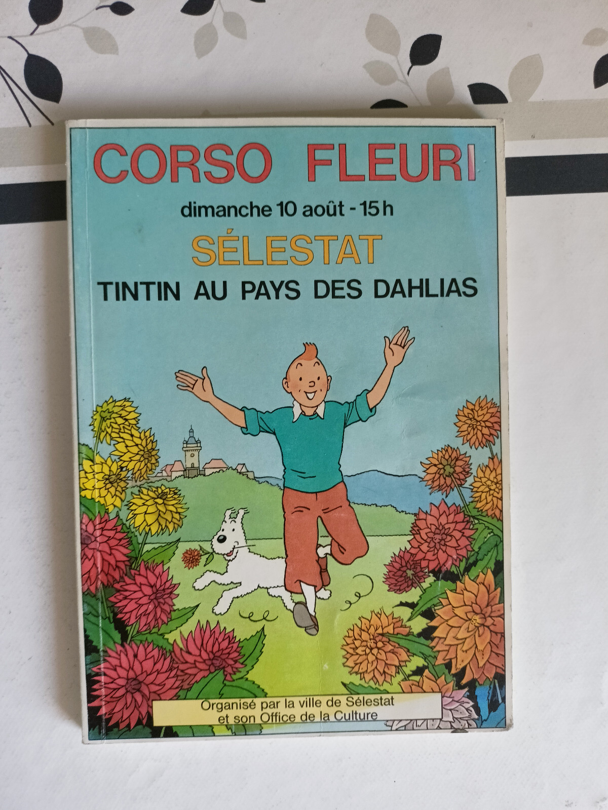 Corso Fleuri SÉLESTAT Tintin au pays des dahlias