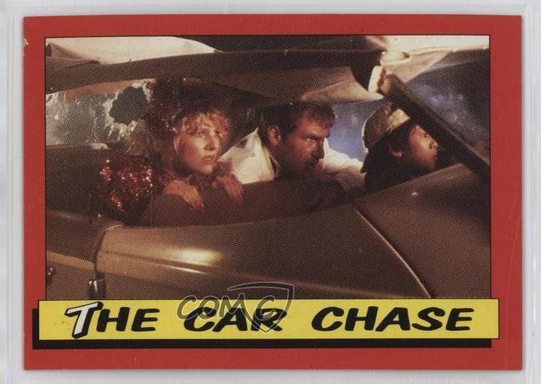 1984 Topps Indiana Jones e il tempio del destino The Car Chase #7 10ou
