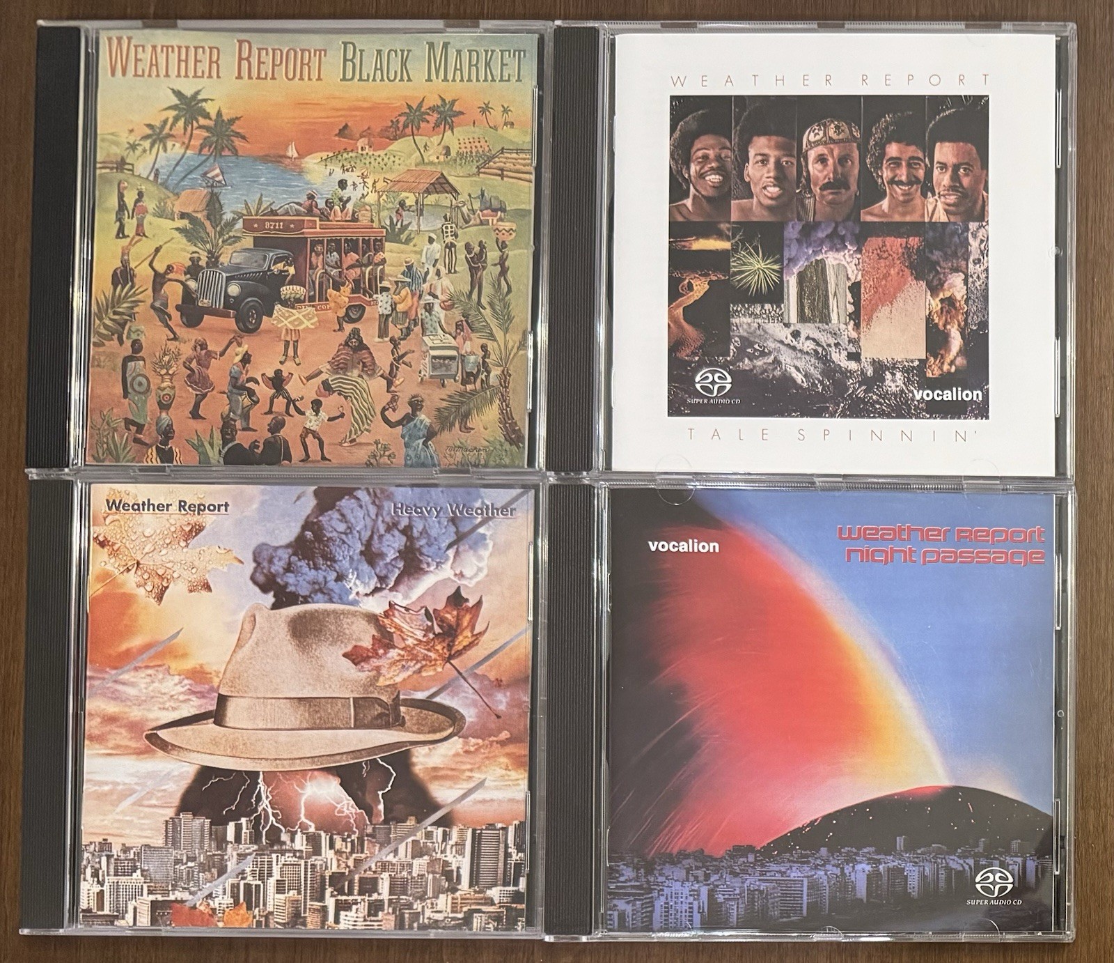 Lot Of 4 Weather Report SACDs - Black Market, Heavy Weather, Night Passage