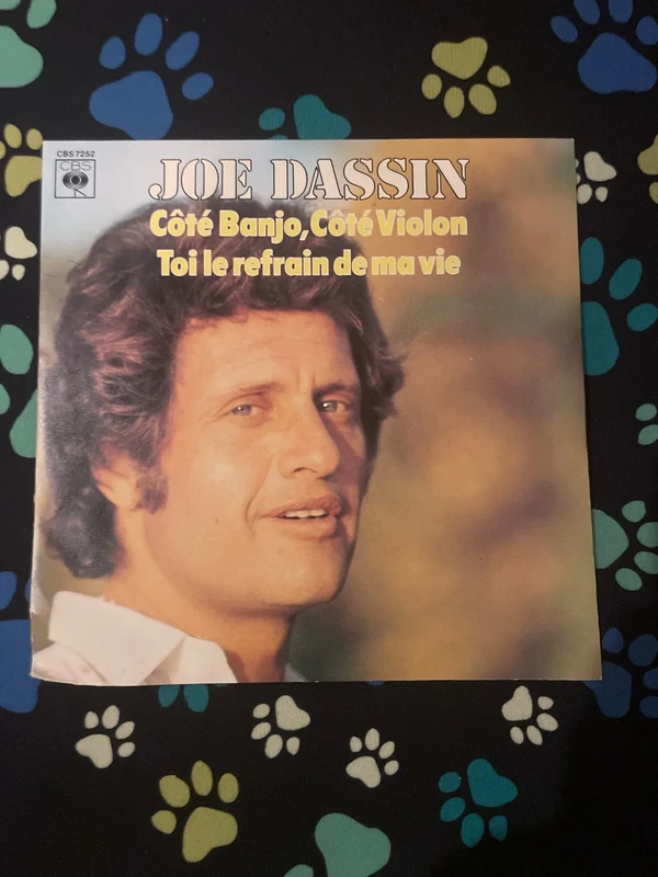 Vinyle 45 Tours de Joe Dassin (2 titres),excellent état