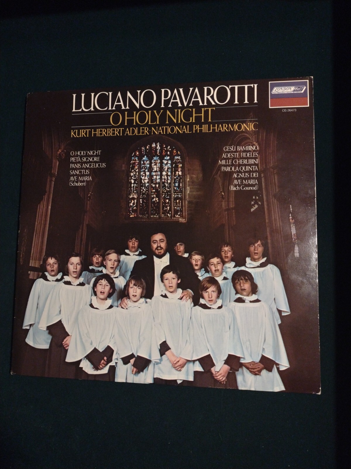 LUCIANO PAVAROTTI - O Holy Night (vinyl LP reissue) London Records OS-26473
