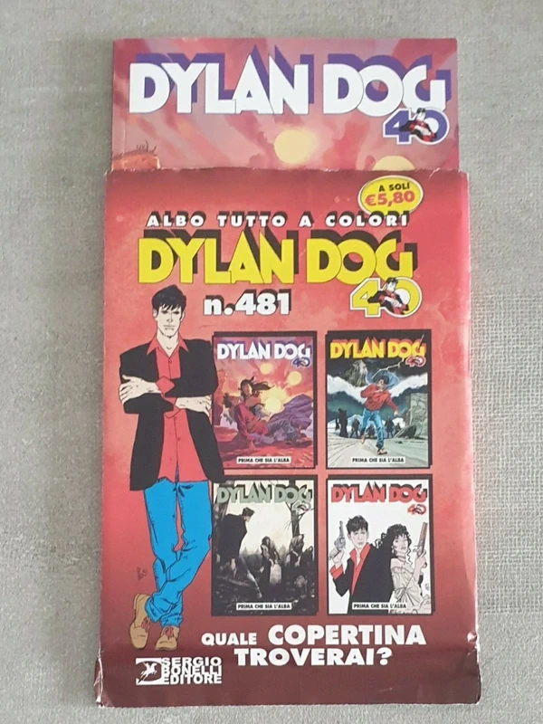 Dylan Dog n. 481 prima che sia l'alba cover Cestaro  Sergio Bonelli editore