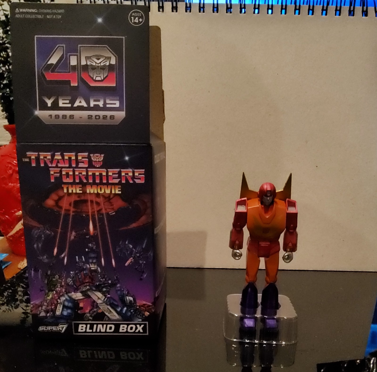 Hot Rod Transformers the Movie 40th Anniversary Super 7 Blind Box Super 7