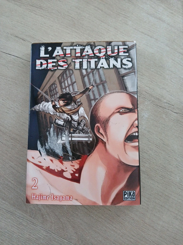Livre l'attaque des Titans