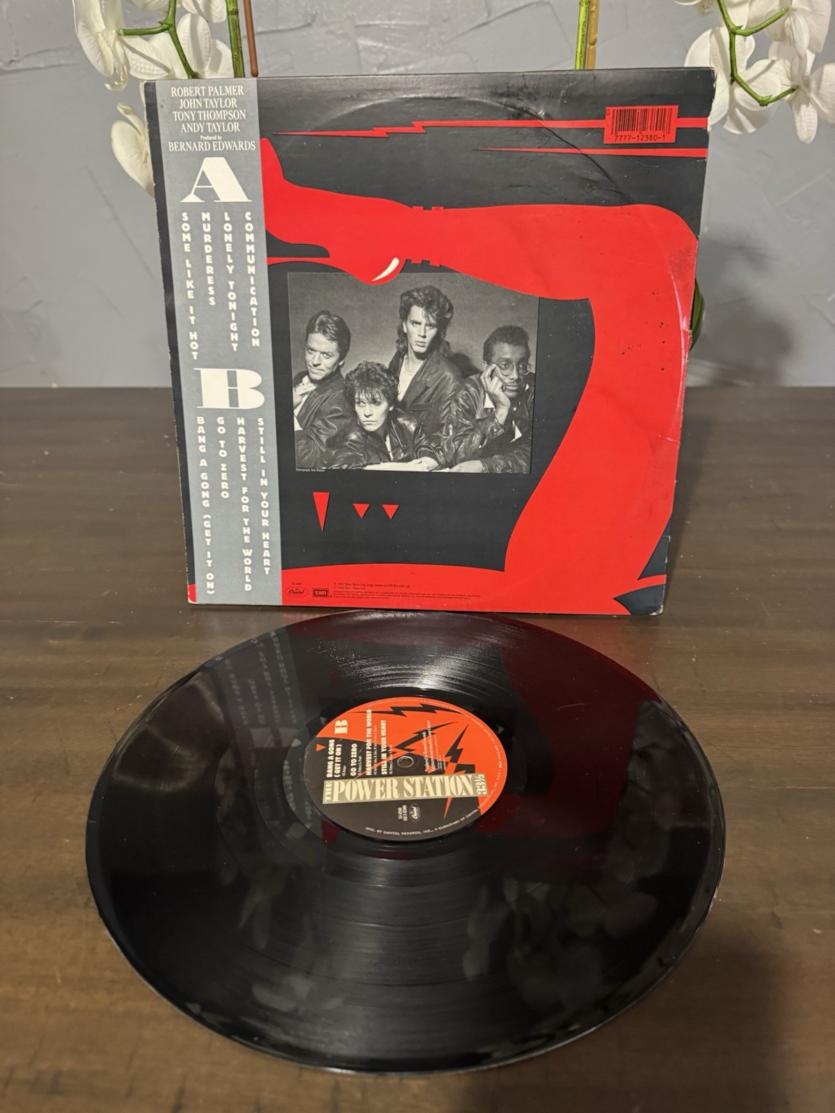 THE POWER STATION 33 1/3 Vinyl LP Record Robert Palmer John & Andy (PROMO LP)
