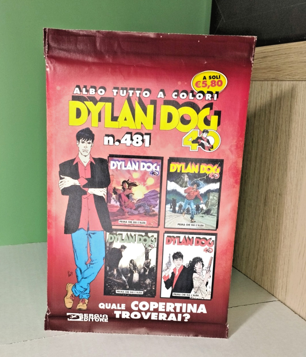 Dylan Dog n. 481 Variant Cover 40° Anniversario – Blister Sigillato