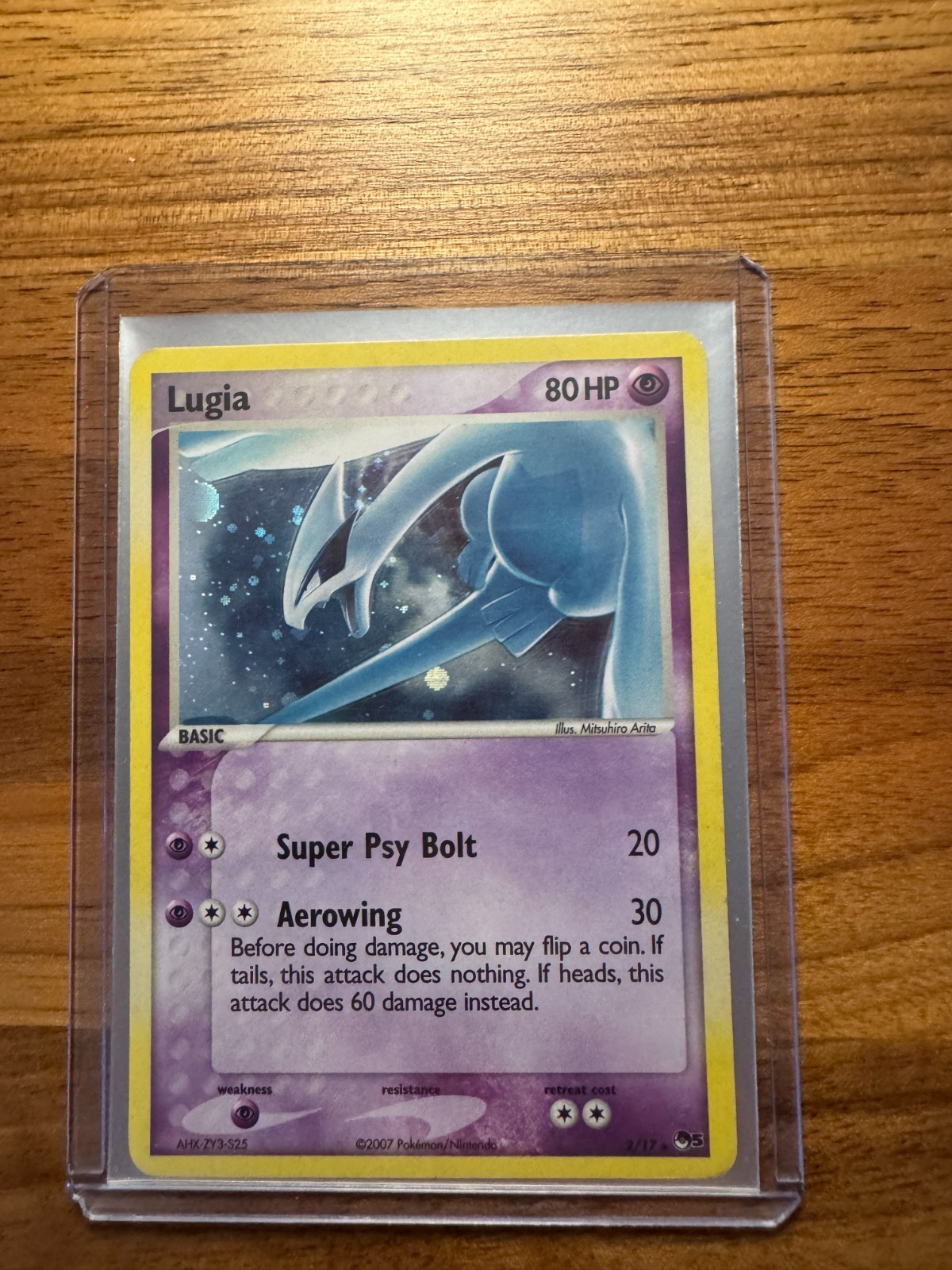 Pokemon TCG Lugia 2/17 Holo MP