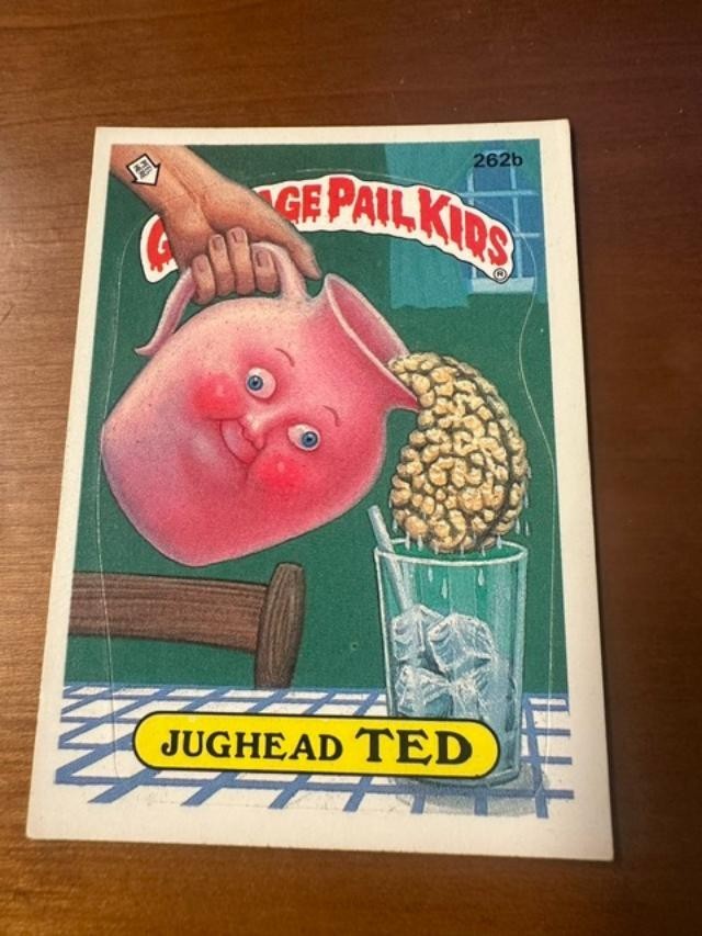 Topps Garbage Pail Kids 1987 Series 7 Jughead Ted #262b