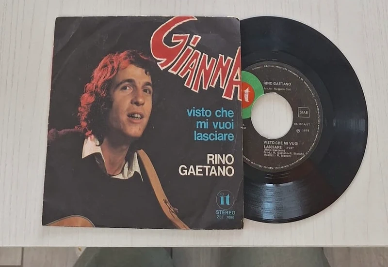 Vinile 45 Giri Rino Gaetano - Gianna / Visto che mi vuoi lasciare (1978)