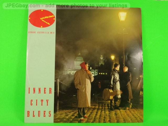 WORKING WEEK INNER CITY BLUES (458) 2 Track 12" Single including Picture Sleeve 