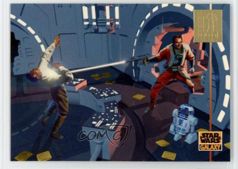 1995 Topps Star Wars Galaxy Series 3 LucasArts Foil LucasArts #L10 1vt6