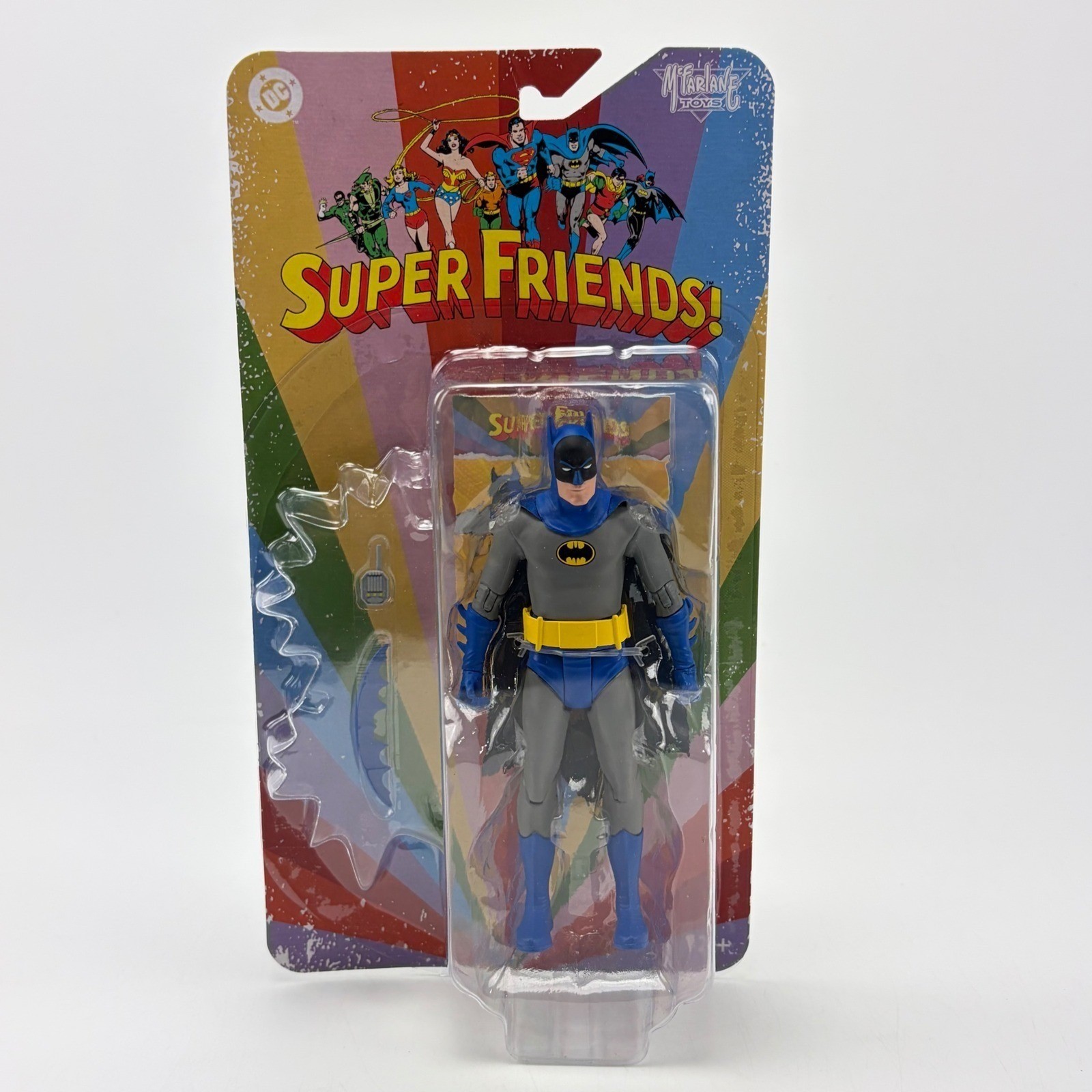 McFarlane Toys DC Super Friends Batman Figure 6" Wave 15 Version 2 In Hand