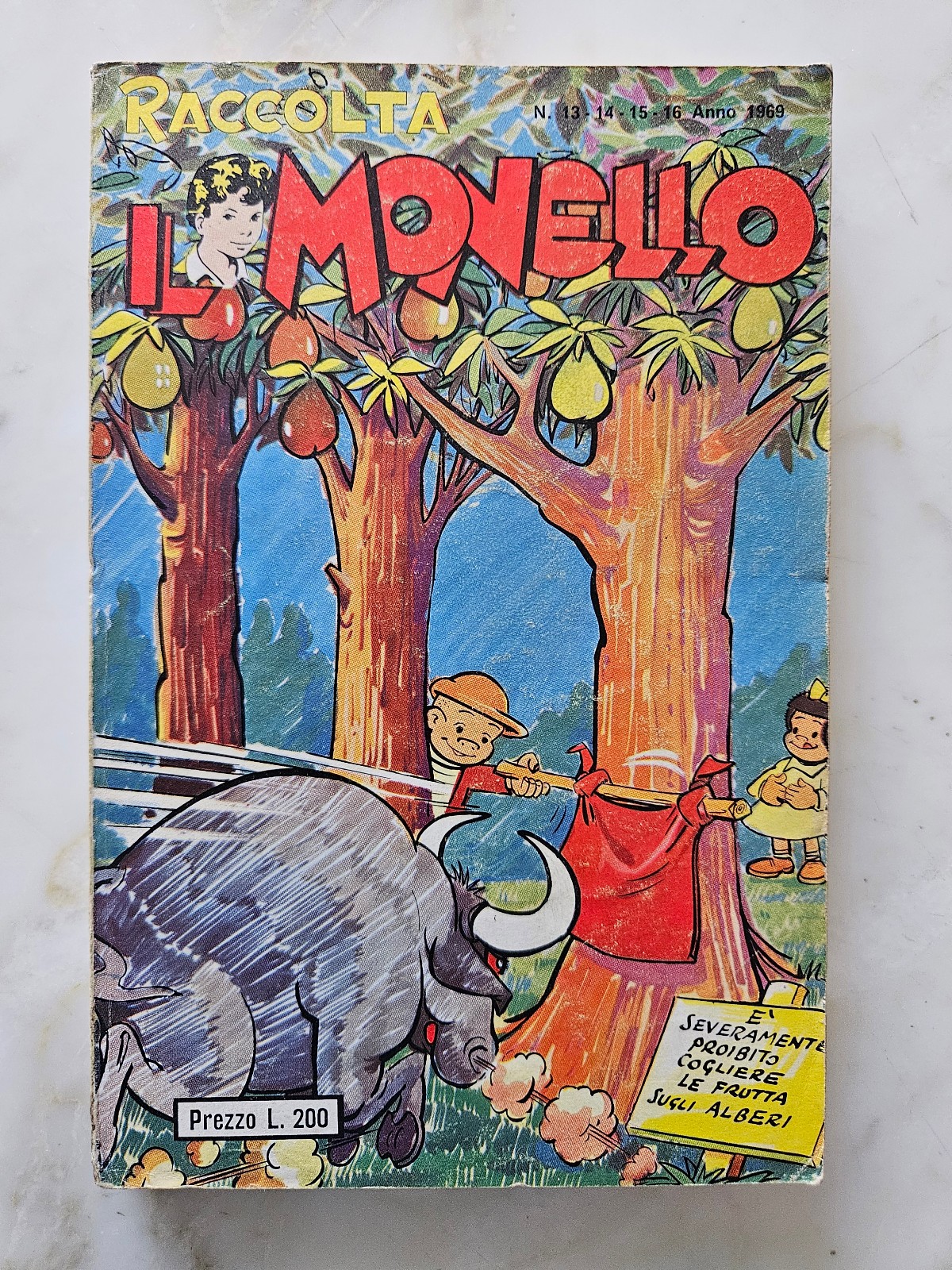 Raccolta IL MONELLO 179° dei nn. 13-14-15-16 del 1969 - Universo 1971 - ott/edic