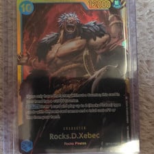 Rocks D Xebec OP17-118 SEC The World's Strongest Warriors One Piece TCG English