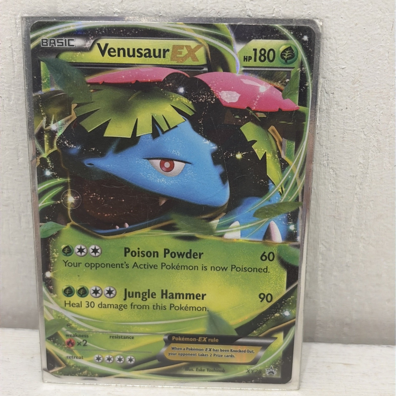 Venusaur EX XY28 -Carta Pokemon ultra rara - Promo Stella Nera DMG